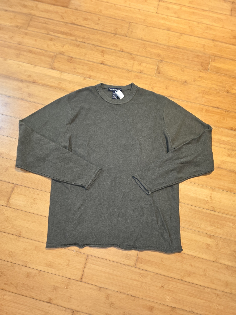 NWT Exofficio Wool Blend Sweater Men's XXL Green Long Sleeve Crew Neck Pullover